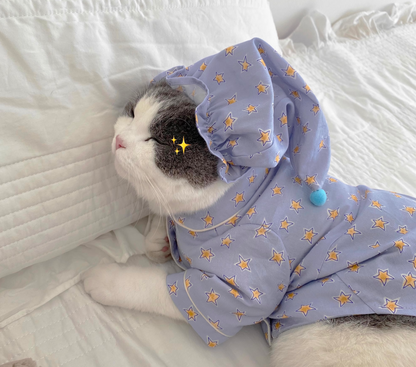 Cute Star Cotton Pajamas for Pets